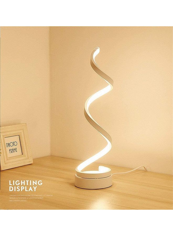 XiuWoo - Spiral LED Table Lamp White-12w-warm White one size centimeter - Image 1