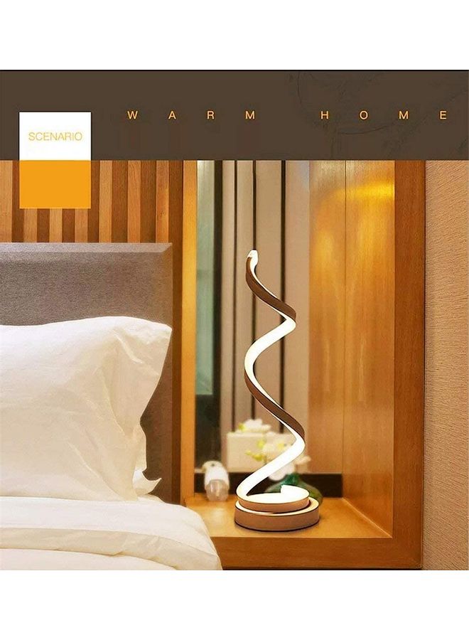 XiuWoo - Spiral LED Table Lamp White-12w-warm White one size centimeter - Image 1