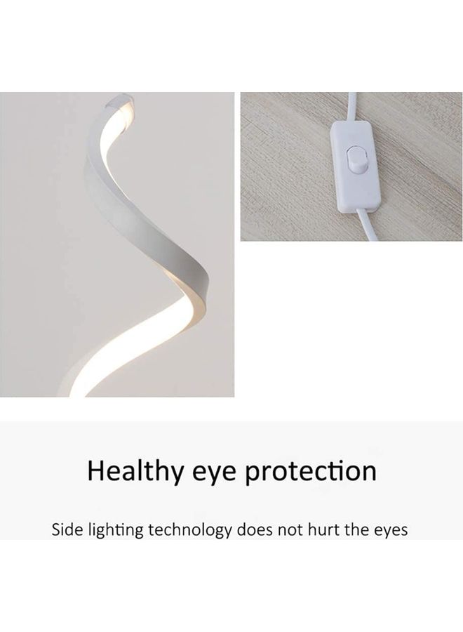 XiuWoo Spiral LED Table Modern Bedside Nightstand Lamp Warm one size centimeter - Image 4