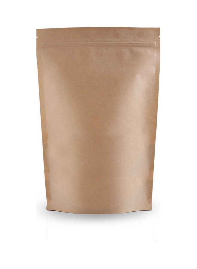 Standup Kraft Paper Bag, Zipper & Silver Layer  13 Pieces Brown - v1607260062/N42772367A_1