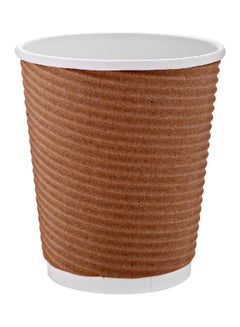 Ripple Paper Cup - Sahari - 25 Pieces Brown 236ml - v1607260063/N42772368A_1