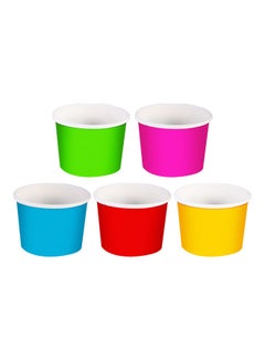 Paper Ice-Cream Cup   - Alwan - 25 Pieces Colorful 177ml - v1607260066/N42772524A_1