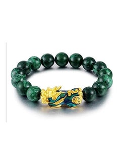 Generic Ikben Jade Stone Bracelet With Lucky InchBrave Troops Inch, 15 ...