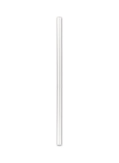 JAWAD Unwrapped Drinking Straw-Clear Polypropylene 250 Pieces Transparent 8x203mm 