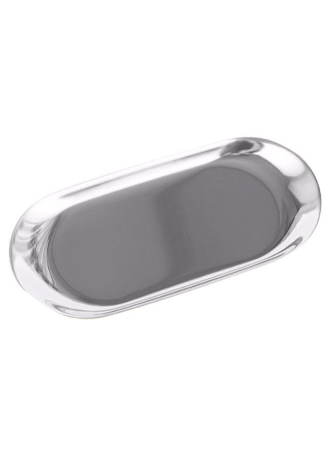 Amal Stainless Steel Serving Tray Silver - Image 1