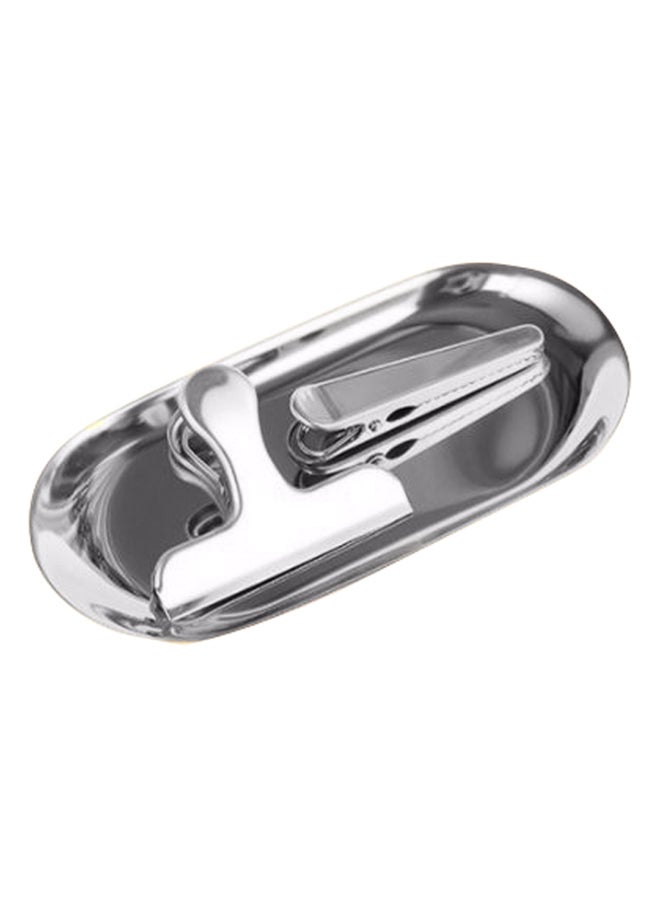 Amal Stainless Steel Serving Tray Silver - Image 3