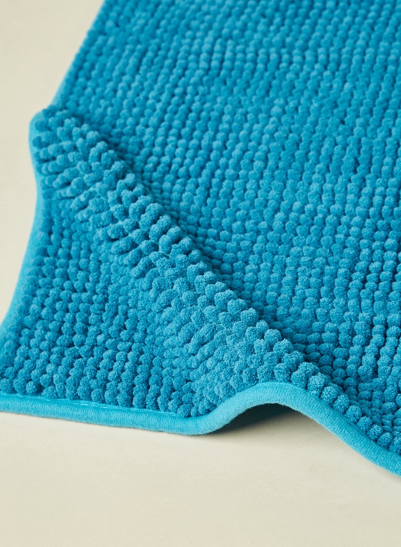 ايست من نون طقم دواسات حمام ناعمة ومبطنة مقاس 40 × 60 سم من قطعتين، لون بترولي بترولي 40 x 60Ø³Ù†ØªÙŠÙ…ØªØ± - Image 4