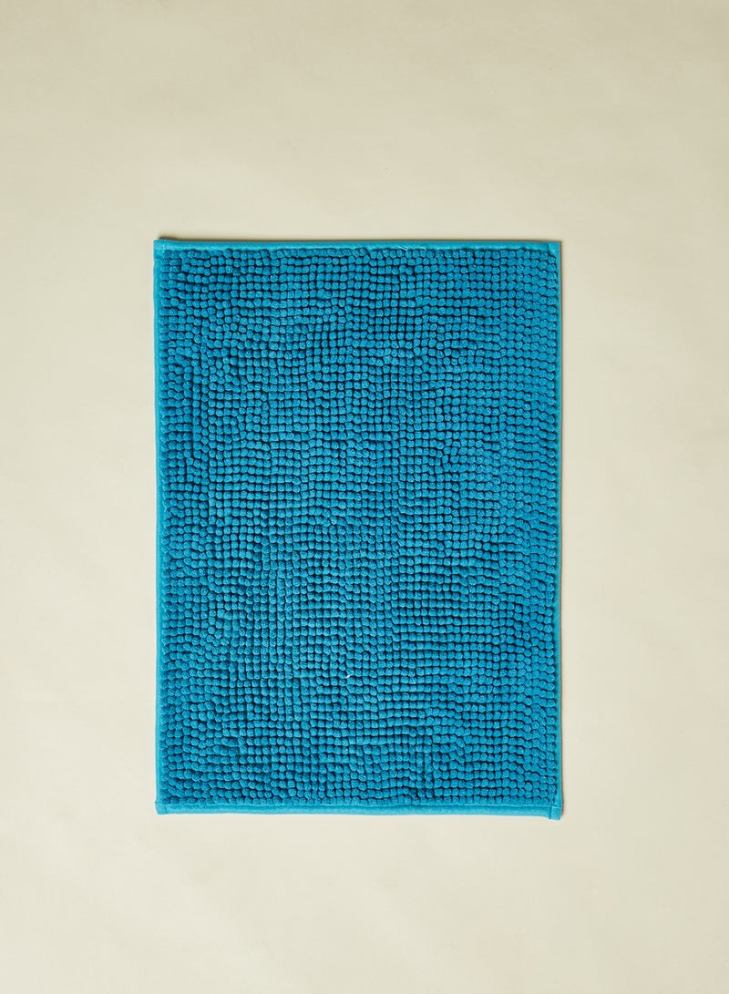 ايست من نون طقم دواسات حمام ناعمة ومبطنة مقاس 40 × 60 سم من قطعتين، لون بترولي بترولي 40 x 60Ø³Ù†ØªÙŠÙ…ØªØ± - Image 2