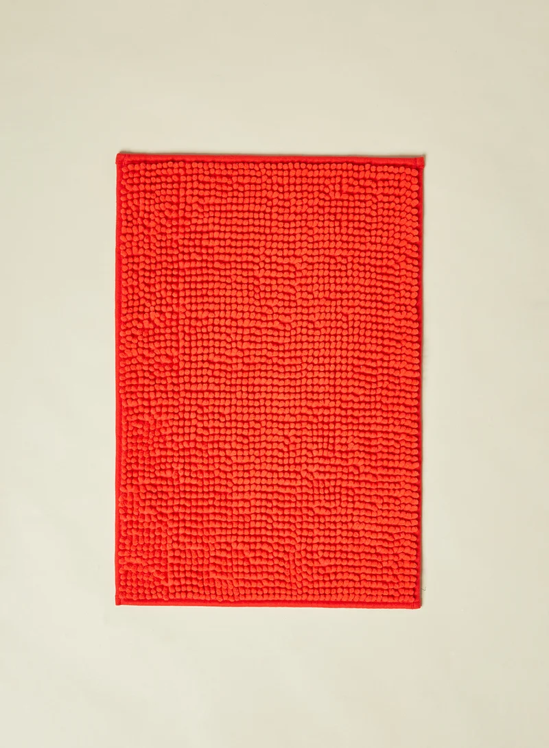 Noon East Bath Mat -  Bathroom Mat Soft And Cushion 2 Piece - Red 40 x 60cm