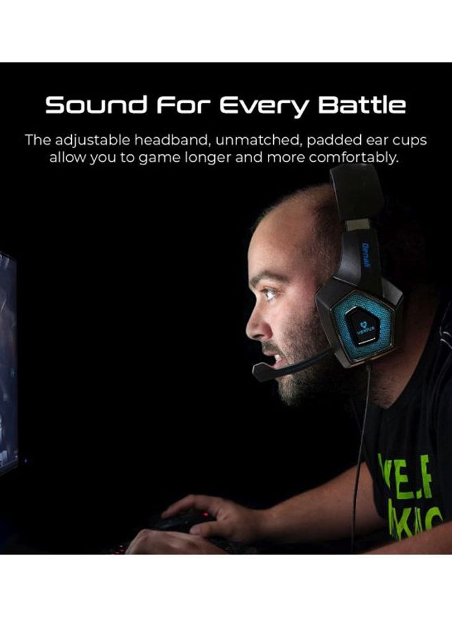 فيرتوكس دينالي سماعة رأس تغطي الأذن للألعاب مزودة بميكروفون مناسبة لأجهزة بلايستيشن 4/ بلايستيشن 5/ إكس بوكس ون/ إكس بوكس سيريس إكس/ نينتندو سويتش/ جهاز الكمبيوتر - Image 5