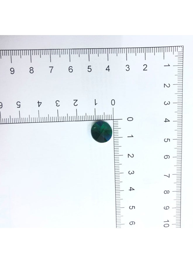 12 Pieces - Round Shaped Glass Crystal Top Hole  - Image 3