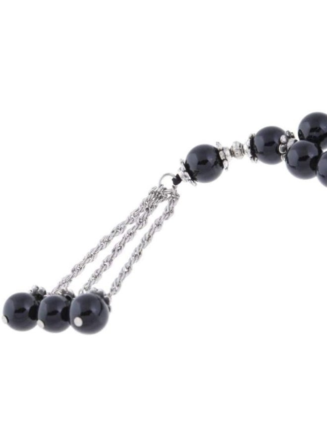 Generic - Natural Black Onyx Stone Tasbih - Image 1