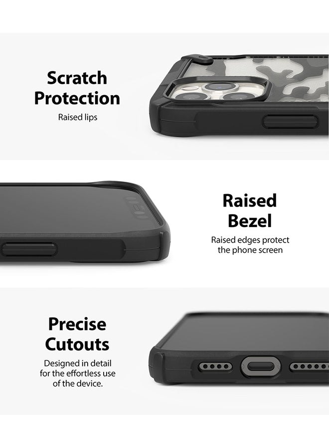 Ringke Protective Case Cover For Apple iPhone 12 Pro Max Camo Black - Image 2