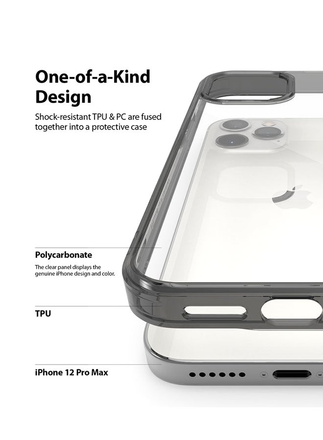 Ringke Protective Case Cover For Apple iPhone 12 Pro Max Smoke Black - Image 4