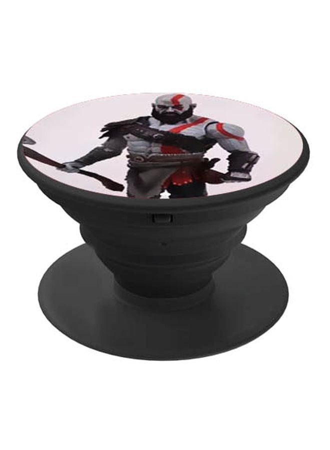 BP Printed Pop Socket Phone Holder Grey/Red/Black - Image 1