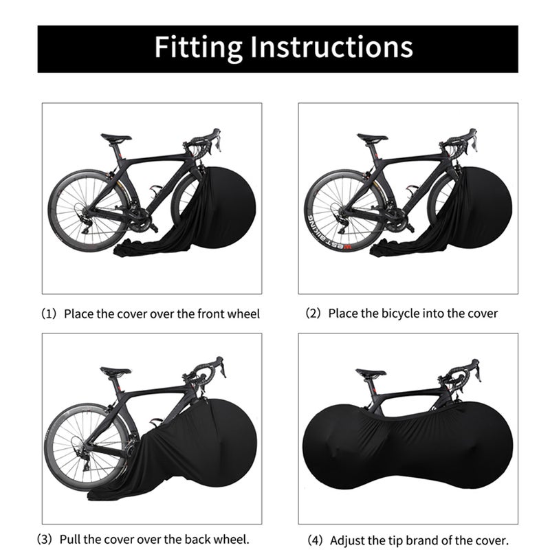 Generic MTB Bicycle Wheel Frame Cover Storage Bag 33x15x22cm  - Image 5