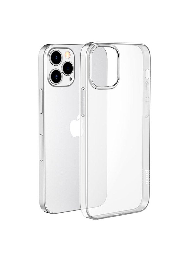 Hoco Light Series Slim Soft TPU Case Cover For Apple iPhone 12 Pro Max Transparent - Image 1