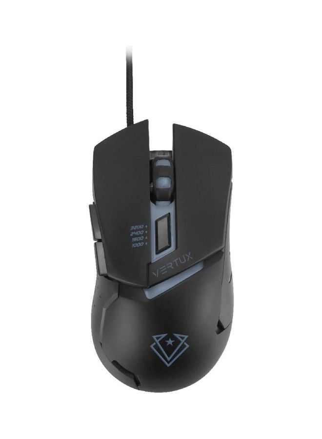 VERTUX Wired Gaming Mouse Black  - Image 1