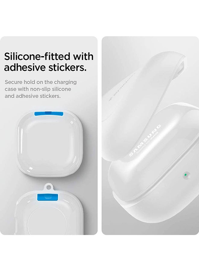 سبايجن حافظة حماية واقية راجد آرمور لسماعات سامسونج جالاكسي بادز 2 (إصدار 2021) / سماعات جالاكسي بادز برو (إصدار 2021) / سماعات جالاكسي بودز لايف (إصدار 2020) أبيض - Image 5