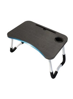 Generic Foldable Laptop Desk Black/White/Blue 60x40x28cm 