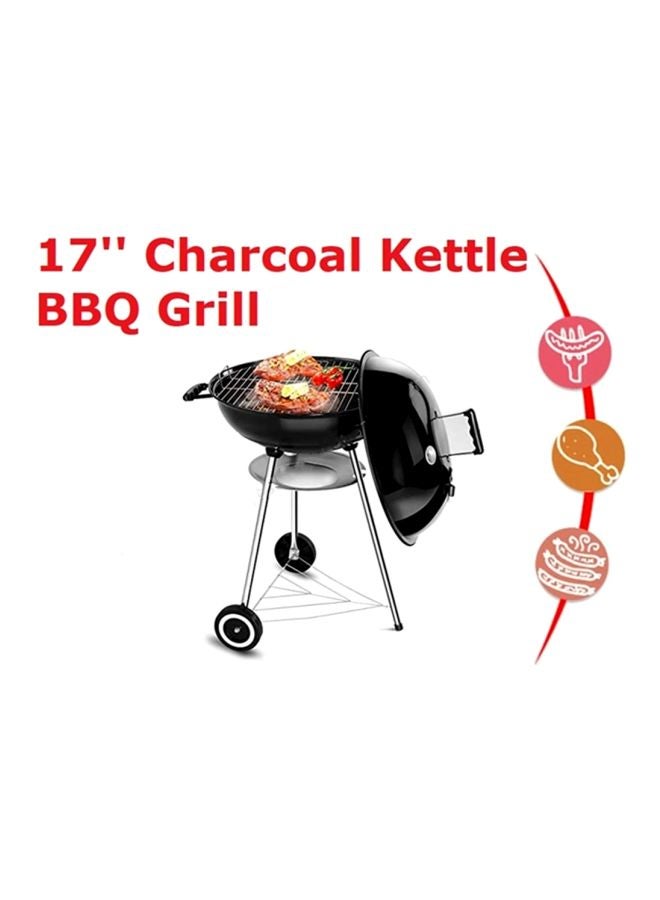 Campmate Portable Double Charcol BBQ Grill Black/Silver 49 X 47 X 76cm  - Image 4