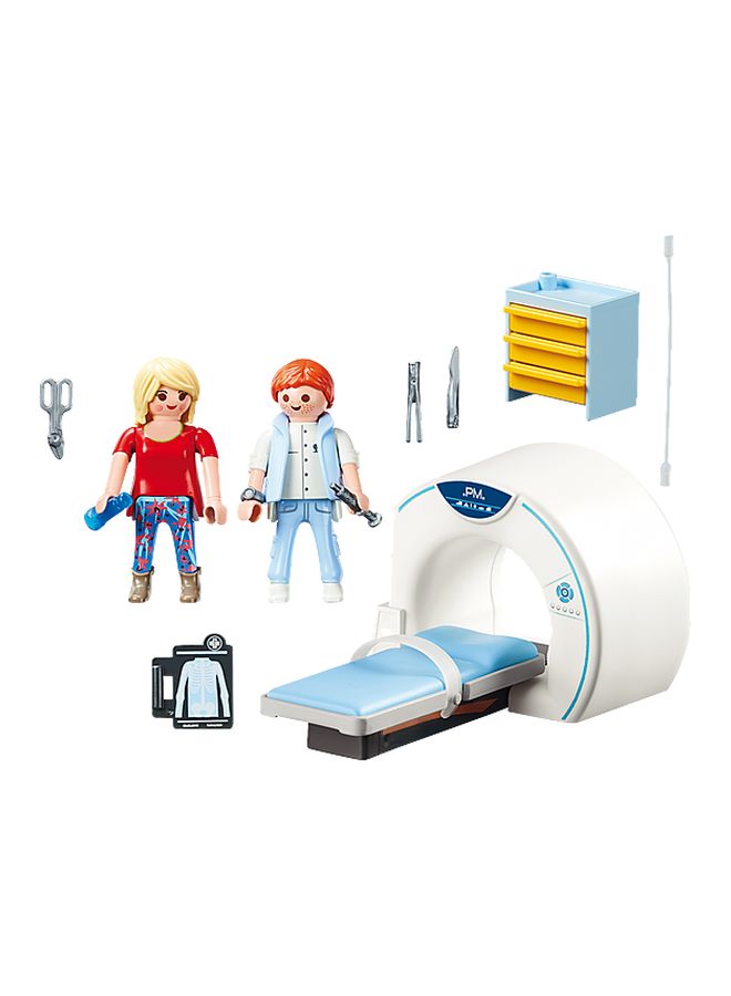 بلاي موبيل مجموعة ألعاب بتصميم غرفة اختصاصي الأشعة، من تشكيلة سيتي لايف، مكونة من 21 قطعة - Image 1