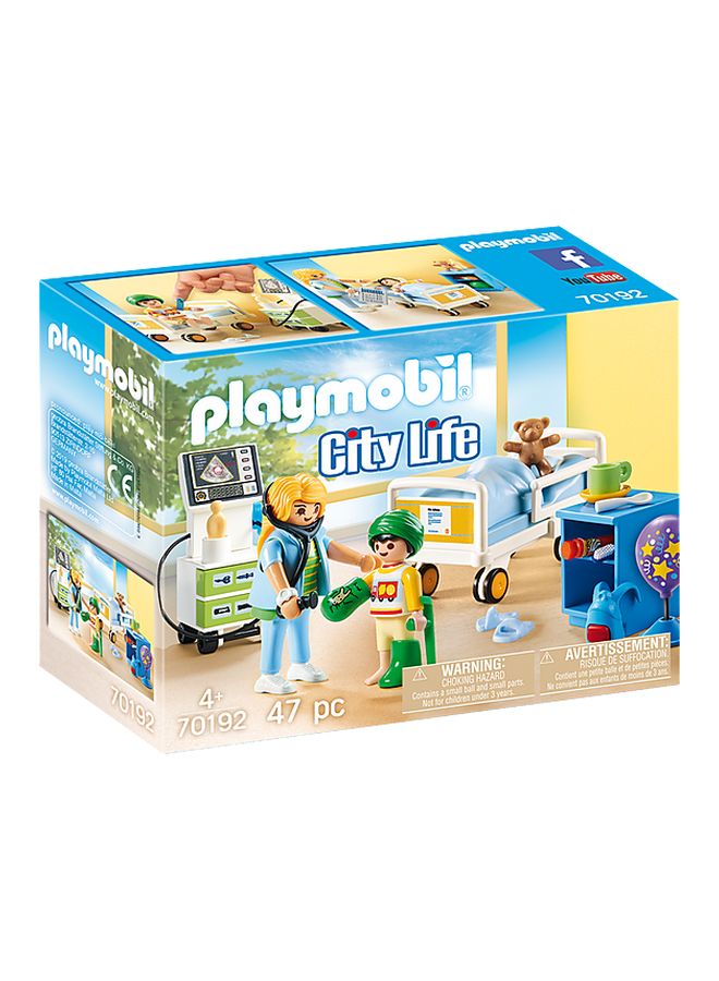 بلاي موبيل مجموعة غرفة مستشفى الأطفال مكونة من 47 قطعة طراز 70192 - Image 2