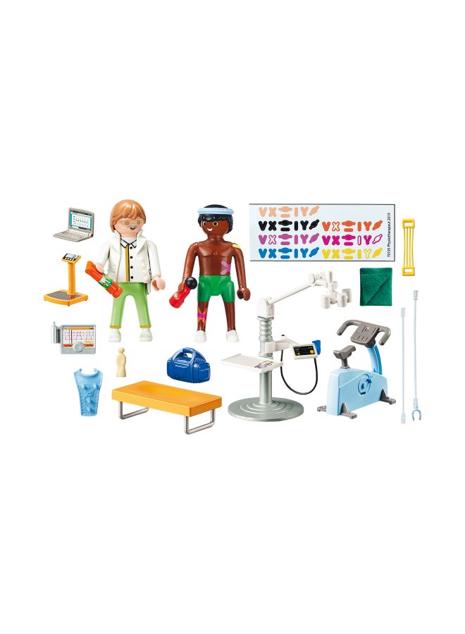 بلاي موبيل مجموعة ألعاب بتصميم غرفة المعالج الفيزيائي، من تشكيلة سيتي لايف، مكونة من 39 قطعة - Image 1