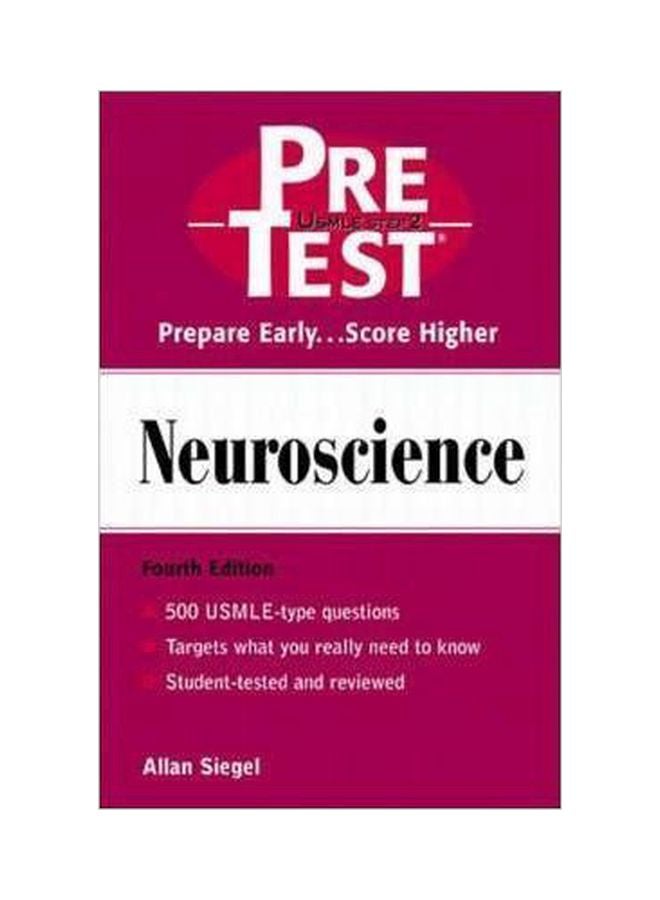 Pre-Test USMLE Step 2: Neuroscience Paperback English by Allan Siegel - 01 Sep 2001
