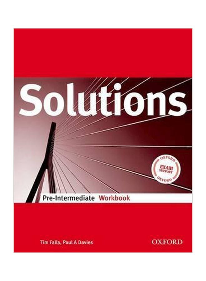 Solutions Pre-Intermediate Workbook Paperback English by Tim Falla - 39527