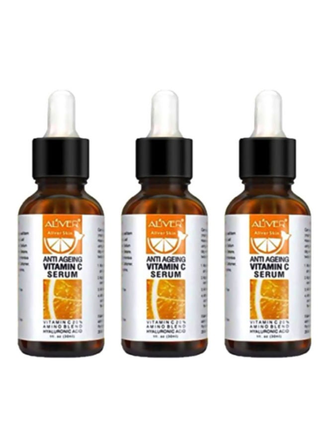 ALIVER 3 peices Anti Ageing Vitamin C Serum 30ml