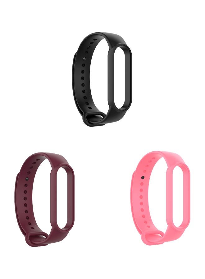 FITME 3-Piece Replacement Band For Xiaomi Mi Band 5&6 Multicolour - Image 1