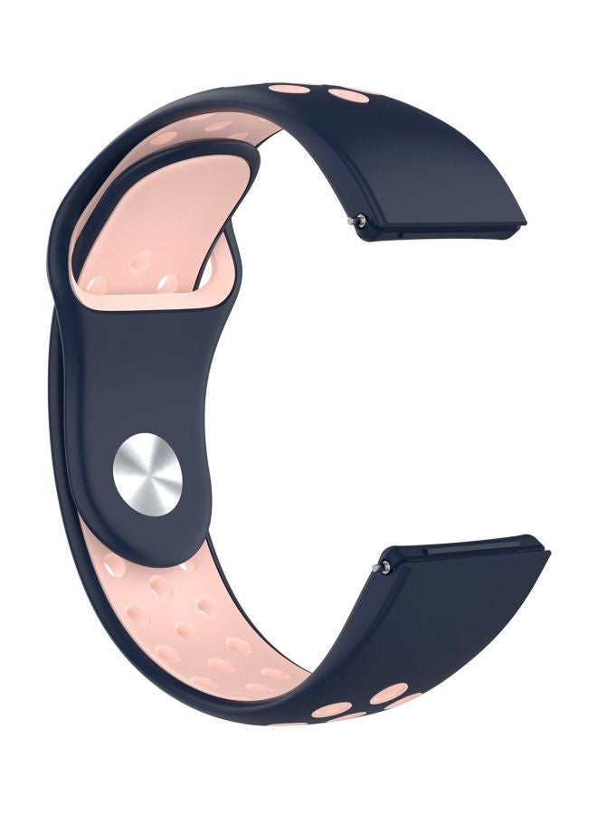 FITME Replacement Band  For Fitbit Versa/Versa Light/Versa 2 Smartwatch Blue/Pink - Image 2