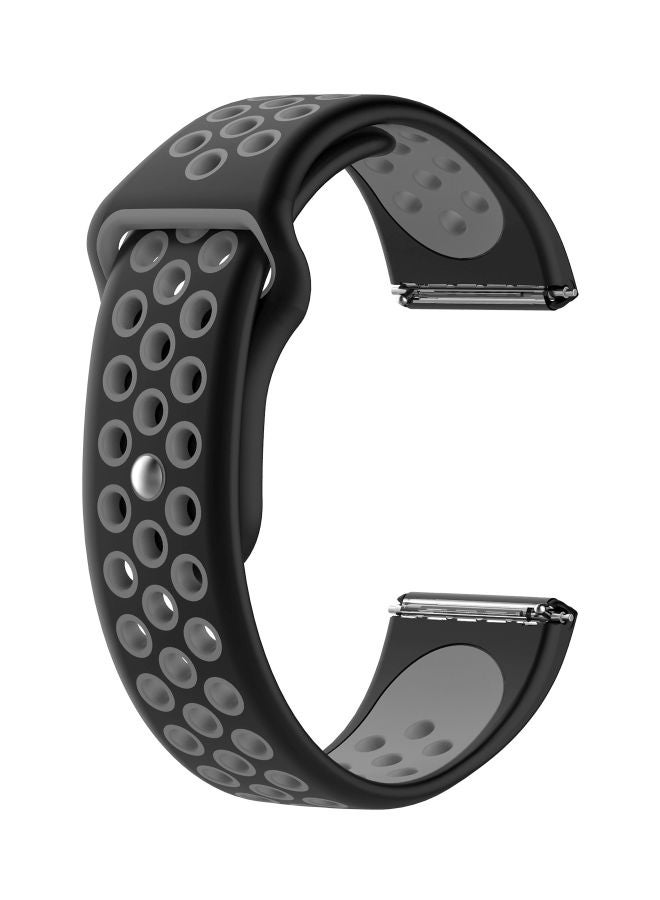 FITME Replacement Band For Fitbit Versa/Light/2 Black/Grey - Image 1