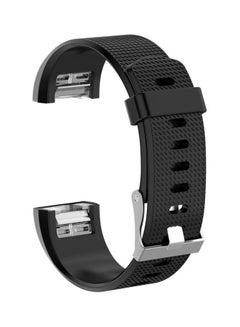 FITME Silicone Band for Fitbit Charge 2 Black  - Image 1