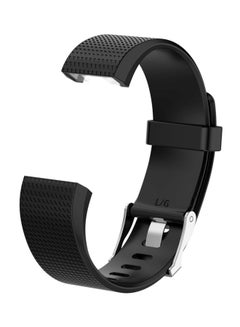 FITME Silicone Band for Fitbit Charge 2 Black  - Image 2