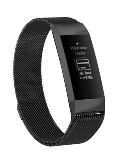 FITME Replacement Band For Fitbit Charge 3/4 Black  - Image 3
