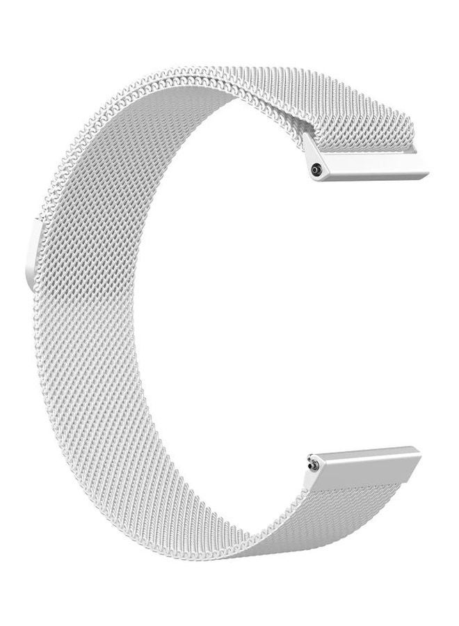 FITME Replacement Band For Fitbit Versa/Versa Light/Versa 2 Silver