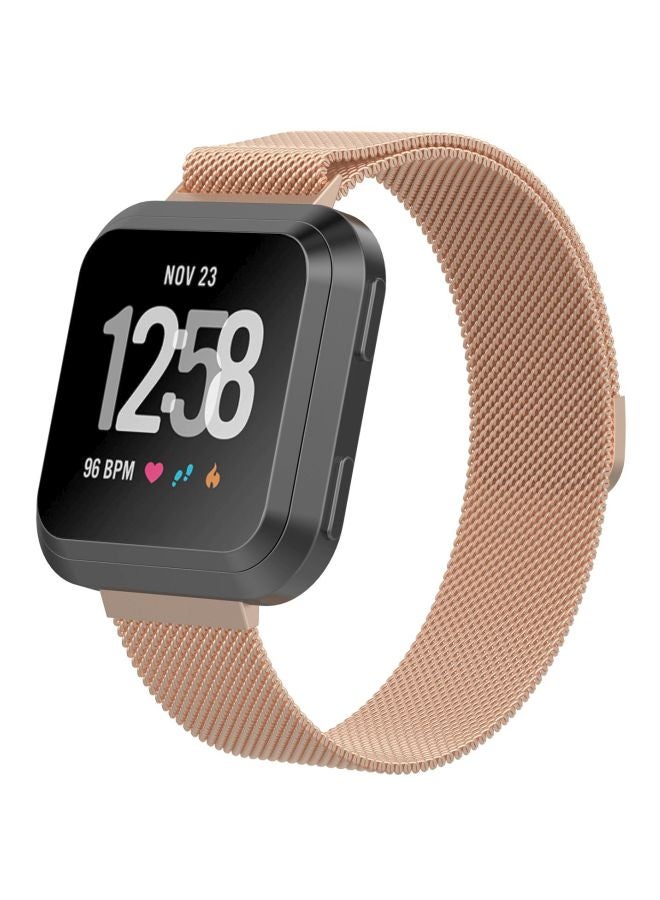 FITME Replacement Band For Fitbit Versa/Versa Light/Versa 2 Rose Gold - Image 1
