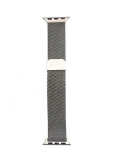 FITME Magnetic Stainless Steel Band For Apple Watch 42/44/45/49 mm Silver  - Image 2