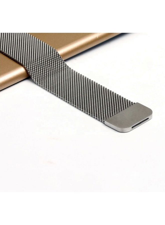 FITME - Magnetic Stainless Steel Band For Apple Watch 42/44/45/49 mm Silver - Image 1