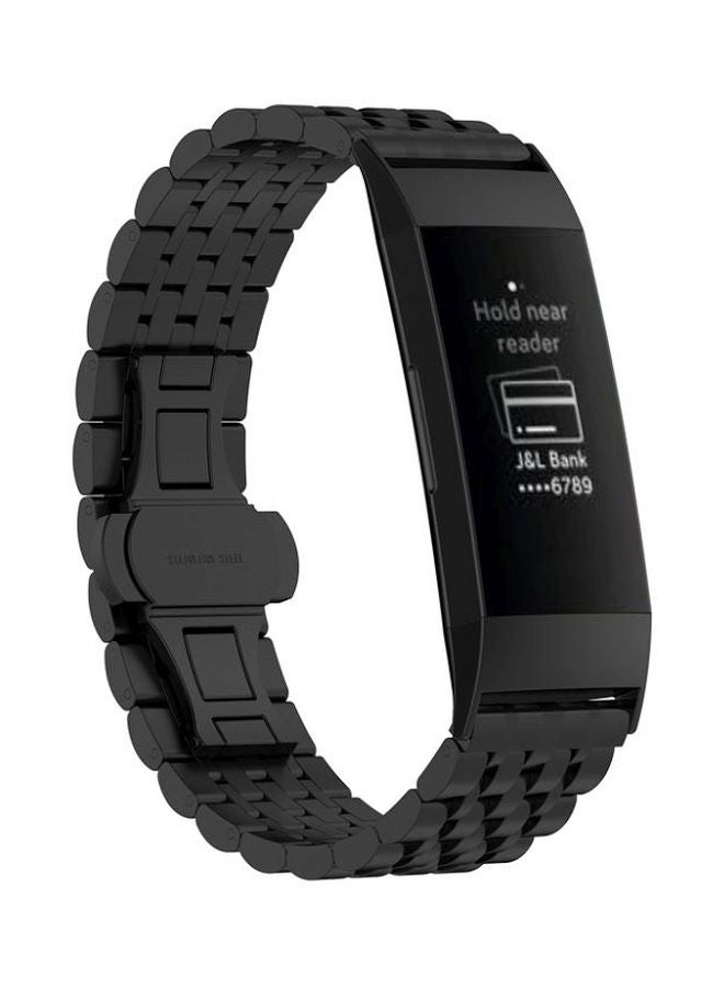 فيت مي سوار بديل لساعة فيتبيت تشارج 3/4 أسود - Image 3