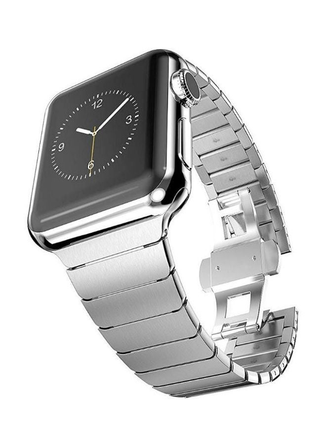 FITME - Metal Band For Apple Watch 42/44/45/49 mm Silver - Image 1