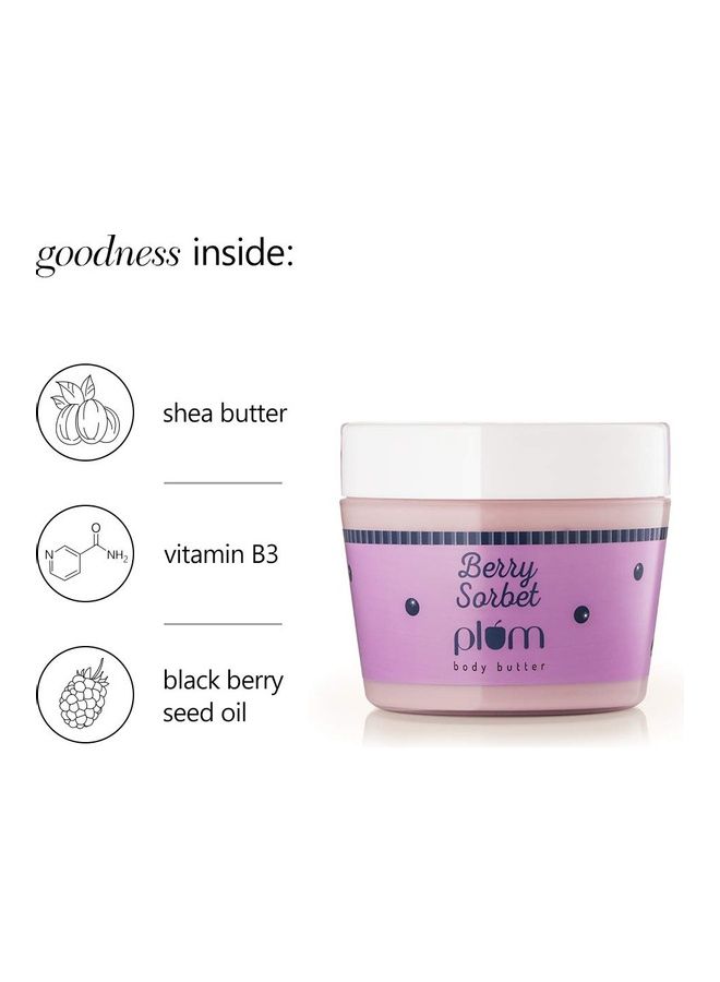 Plum - Berry Sorbet Body Butter 200grams - Image 1