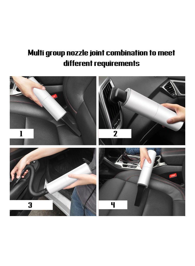 Car & Home Hold Small Scale Portable 120W High-Power Wet And Dry Vacuum black