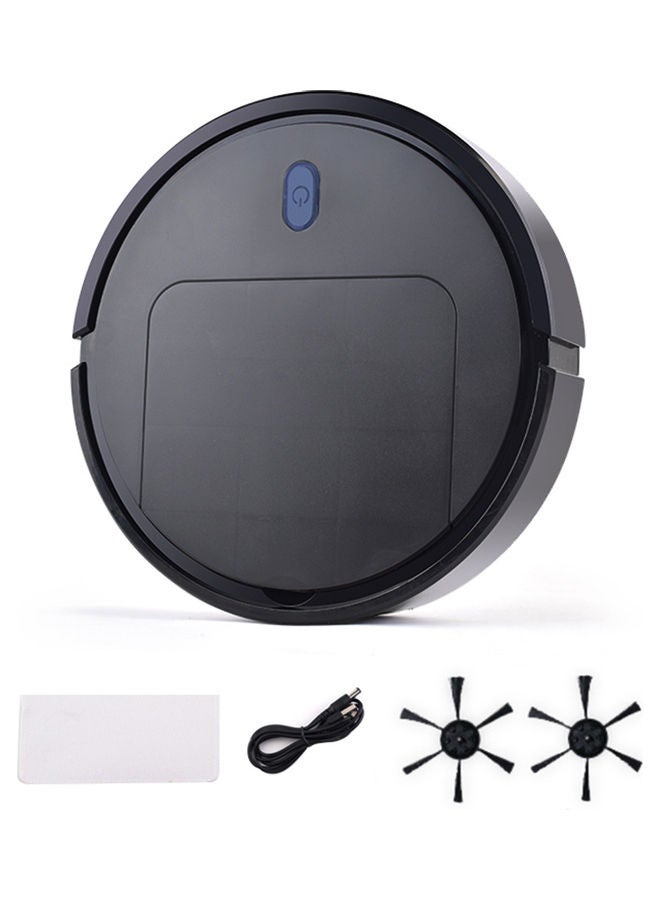 1800pa Robotic Vacuum Cleaner, Best For Pet Hairs,Hard Floor & Medium Carpet 5 W 7192B Black  - Image 1