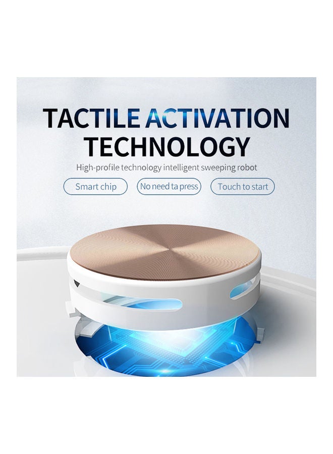 2500Pa Multiple Cleaning Modes Robot Vacuum Cleaner Automatic Sweep Dust Smart Touch for Pet Hairs Hard Floor Carpet 10 W 7067G Gold  - Image 3