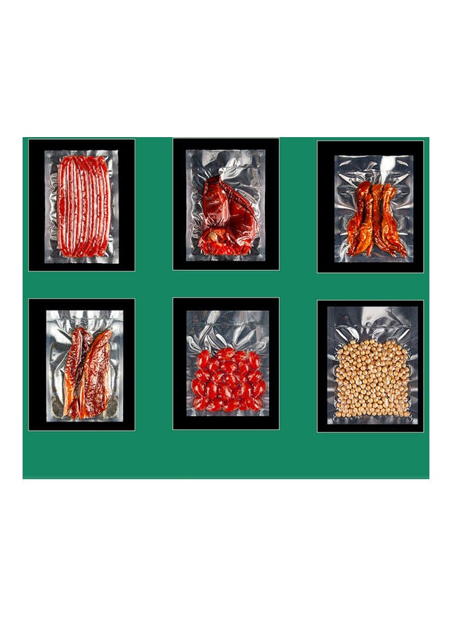 أكياس تخزين طعام للمطبخ بتقنية تفريغ الهواء بتصميم منقوش شفاف 25.00 x 5.00 x 20.00سم - Image 4