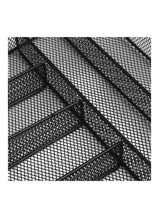 Cutlery Flatware Tray Black 35.00 x 3.50 x 25.00cm - Image 4