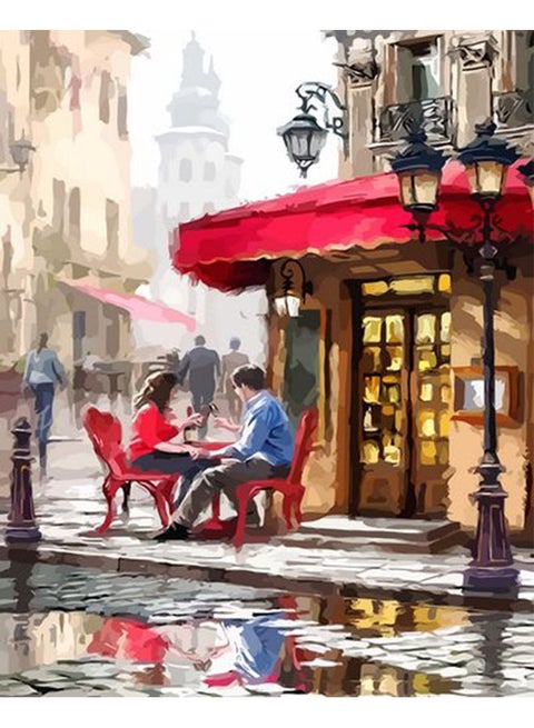 12 x 16 Inch DIY Oil Painting on Canvas Paint Multicolour 22.00 x 3.00 x 15.00cm